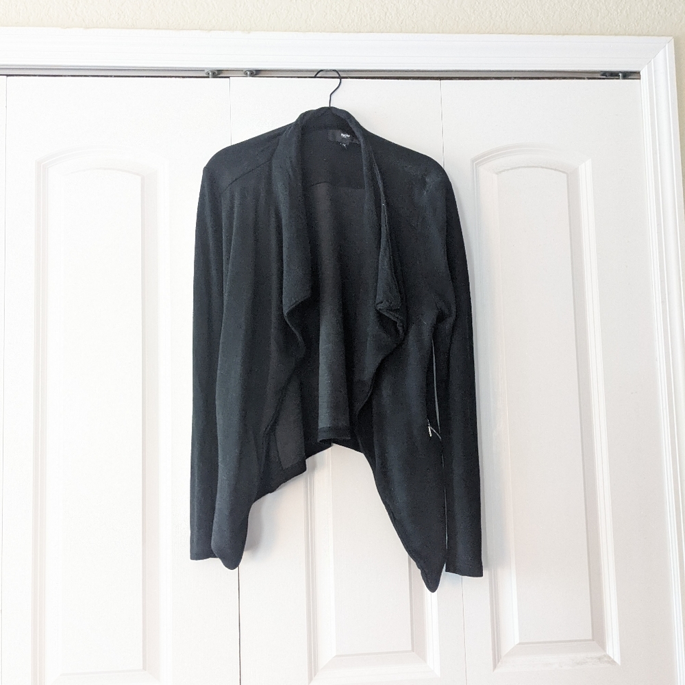 Black blazer/biker style cardigan